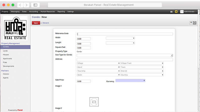 ERP Real Estate Management System